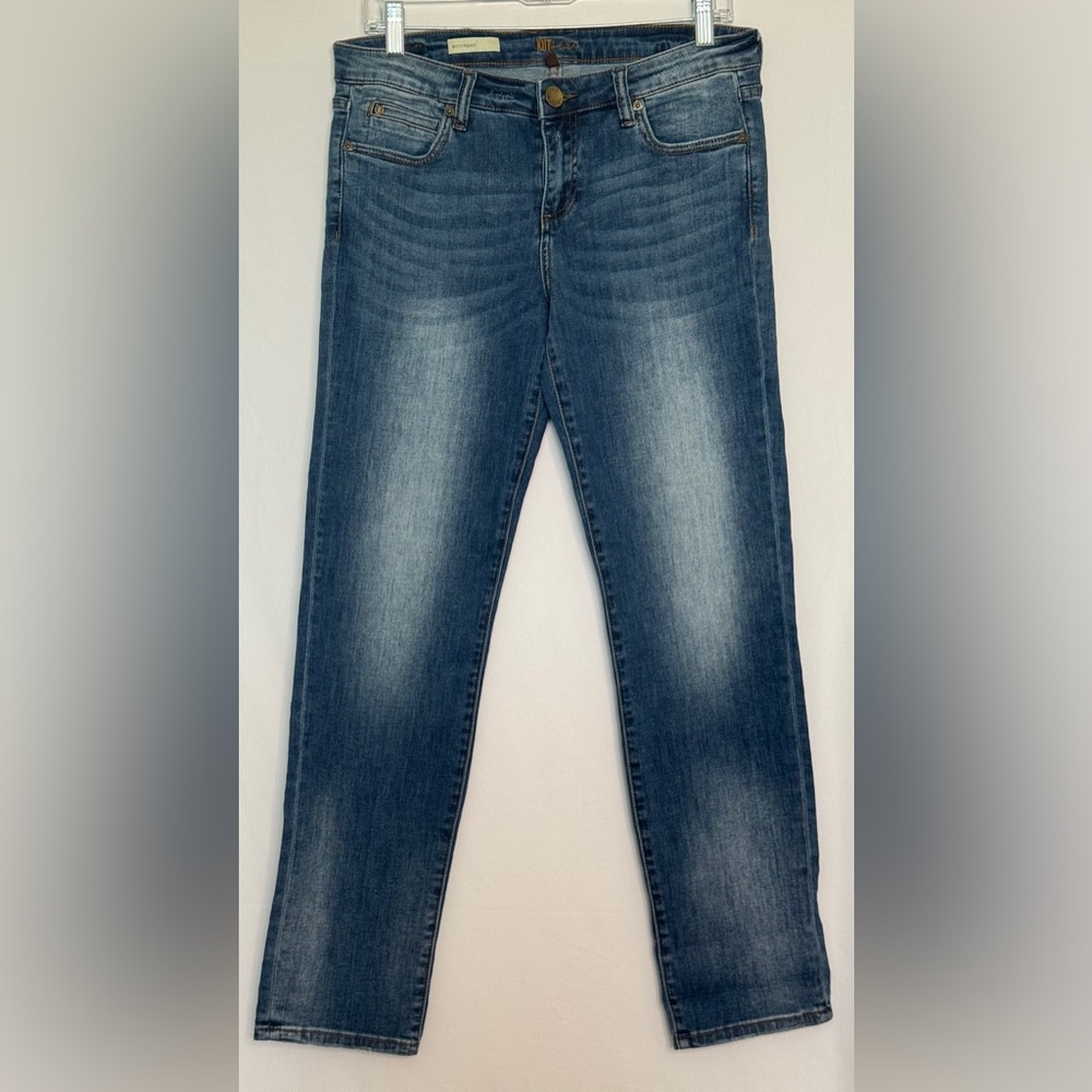 Kut from the Kloth Boyfriend Blue‎ Denim Stretch Jeans